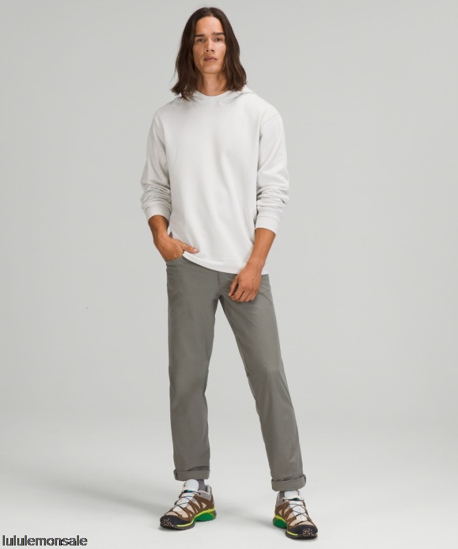 Lululemon Deutschland DELULU1072 | Lululemon Deutschland Grey Sage Abc Classic-fit Hose 34 Warpstreme